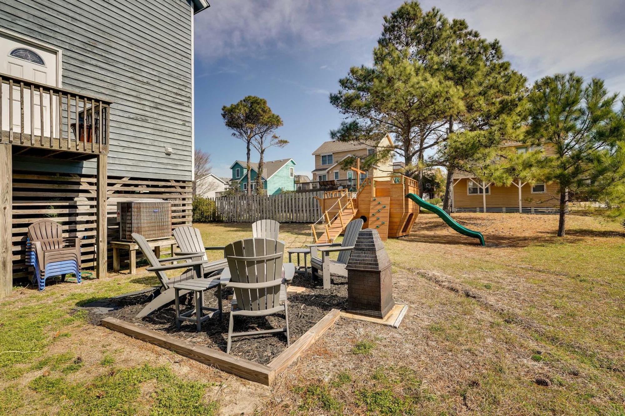 Dunn Dreamin Hot Tub, Pirate Fort, And Fire Pit! Nags Head Kültér fotó